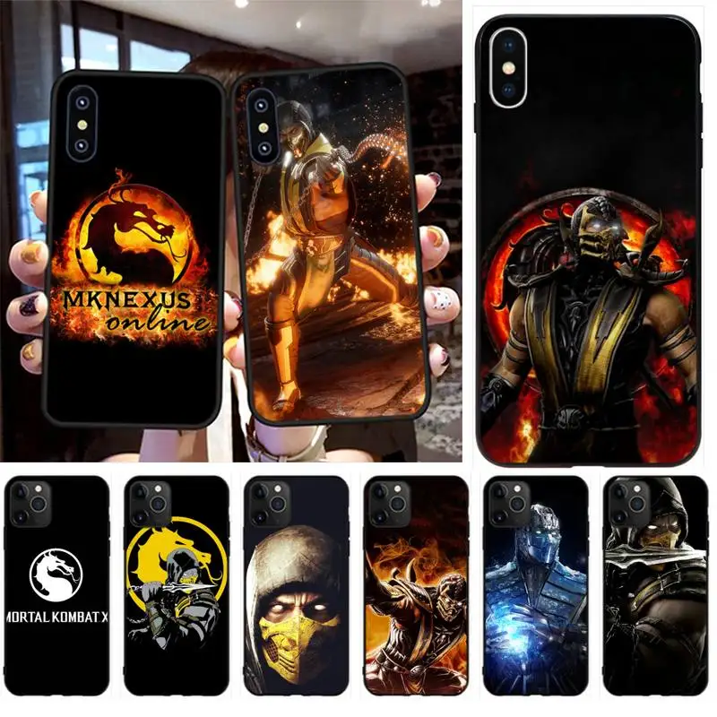 PENGHUWAN Mortal Kombat Soft Silicone TPU Phone Cover for iPhone 11 pro XS MAX 8 7 6 6S Plus X 5S SE XR case | Мобильные телефоны и