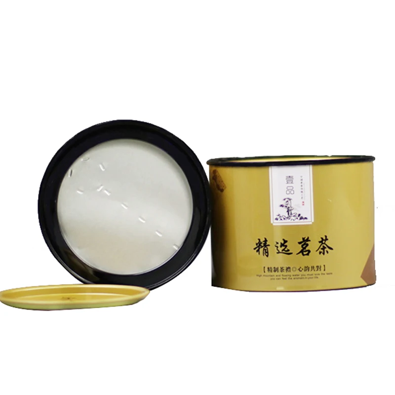 Оловянная банка Xin Jia Yi с крышкой для упаковки жестяная открыток круглая коробка