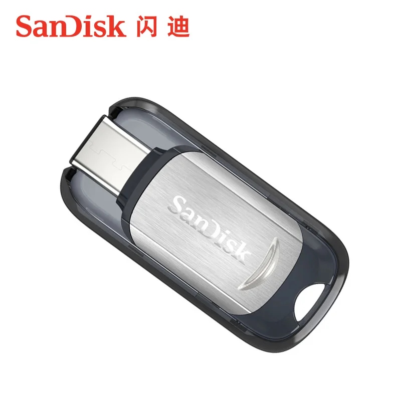 Оригинальный флеш накопитель SanDisk USB3.1 l диск OTG Type C ручка 150 м/с 16 ГБ 32 64 128 для