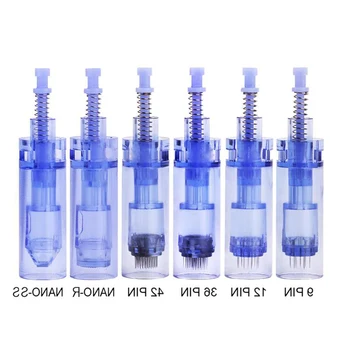 

100pcs microneedling Derma Pen Needles Bayonet Nano Micro Needle Cartridge For Auto derma pen A1 A6 permanent makeup Therapy