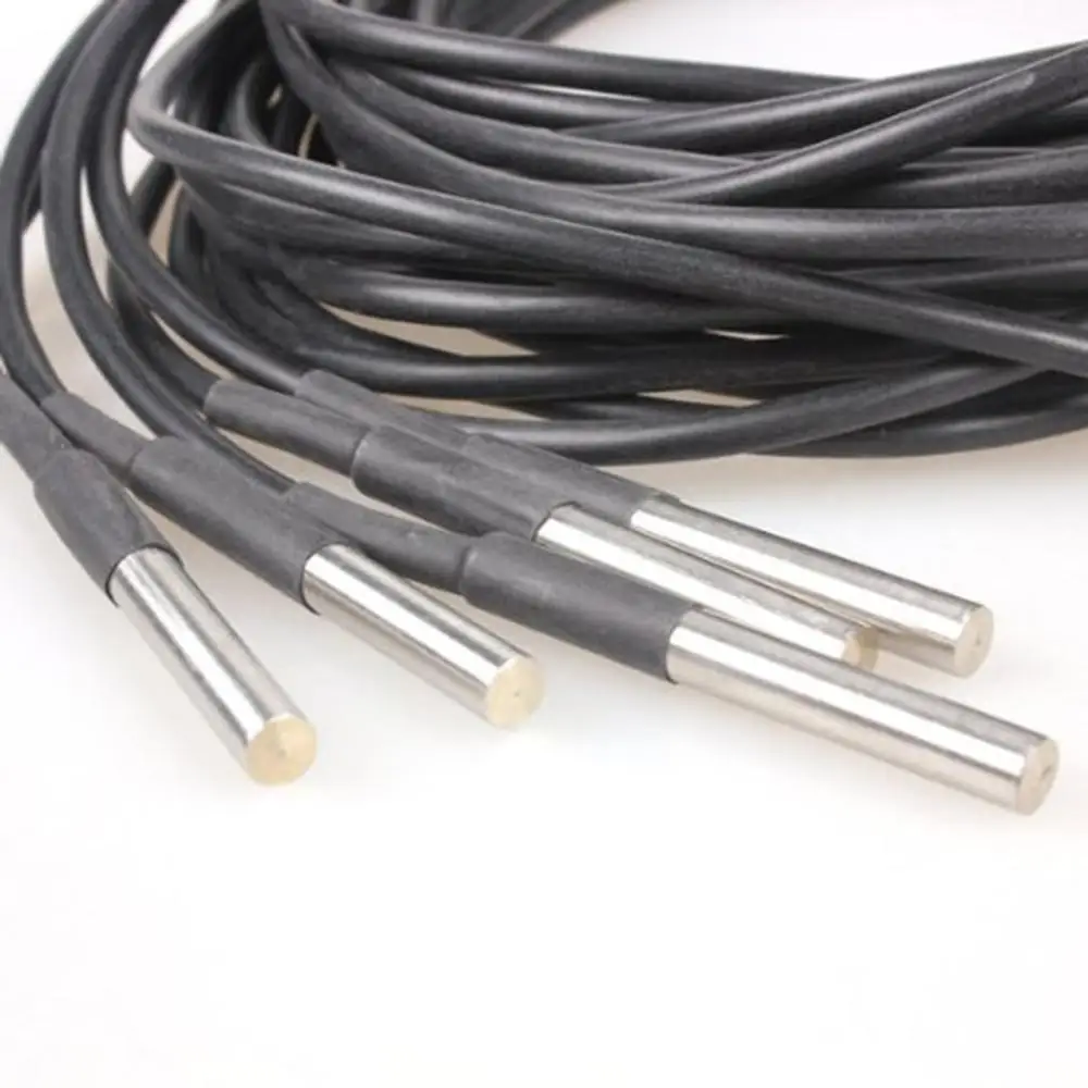 

DS18B20 Waterproof Digital Temperature Sensor Probe Thermistor Thermal Black Essential Accessories
