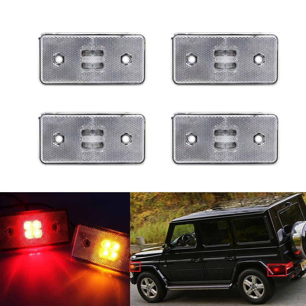 4 шт. светодиодные габаритные огни для Benz G500 G550 G55 G63 2002-2014G-Class | Автомобили и