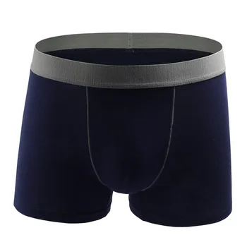 

Men Underwear Cotton Underpants Homme Boxershorts Panties Man U Convex Solid Trunks Brand Shorts 5 Pieces HOT 2020 Wholesale