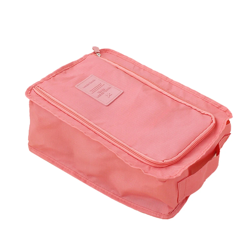 Household Travel Outdoor Shoes Pouch Organizer Nylon Zip Bag Box Waterproof