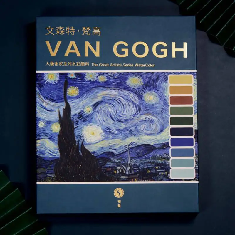 Супер видение 8 мл воды цвет 10 цветов s художника непрозрачность краски трубка для