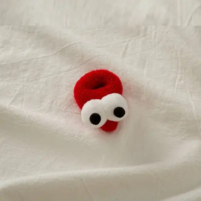Charming Candy Color Big Eyes Hair Scrunchie – Fun & Stretchy Hair Accessory