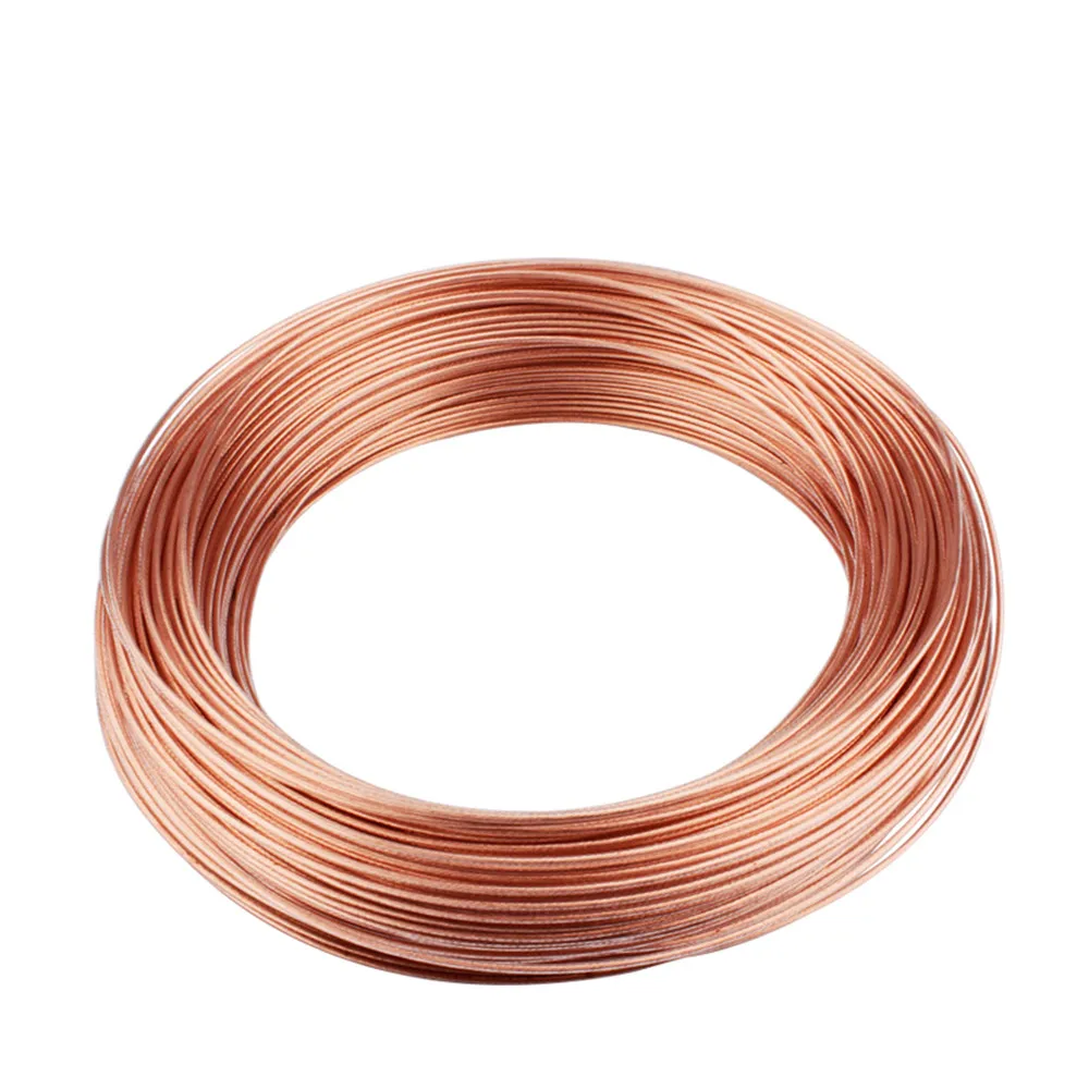 20M OCC Multi Core 6N Audio Speaker Cable High Purity Single Crystal Copper Wire Transparent Teflon mplifier CD Headphone Cable