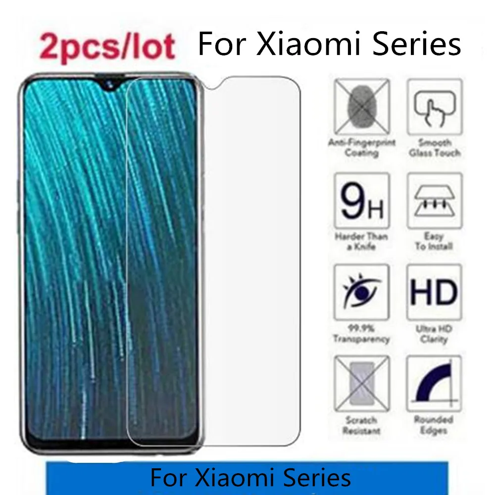 Защитное стекло для Xiaomi Mi 9 Lite CC9 A3 CC9e HD закаленное Redmi Note 7 8 Pro 8A защита