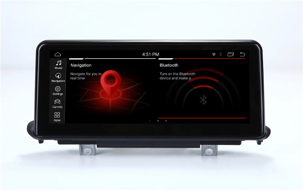 Clearance NBT PX6 10.25" 4G RAM 32G ROM Android 9.0 System Car GPS Navigation Media Stereo Radio For BMW X5 F15 X6 2014- 2017 NBT System 17