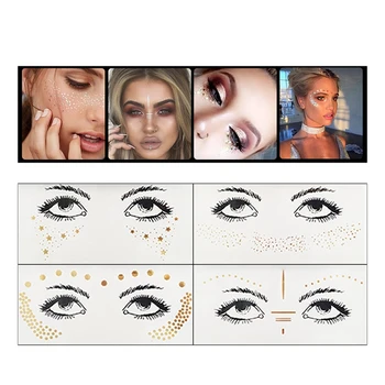 

Face Tattoos,Glitter Fashionable Freckle Face Sticker Face Sticker Temporary Tattoos Face Art Tattoos