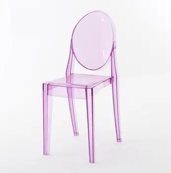 

European Creative Transparent Chair Acrylic Chair Personality Modern Devil Chair Ghost Chair Net Red Hotel Plastic Dining