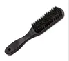 Wood Handle Boar Bristle Cleaning Brush Hairdressing Beard Brush Anti Static Barber Hair Styling Comb Shaving Tools for Men ► Photo 3/6