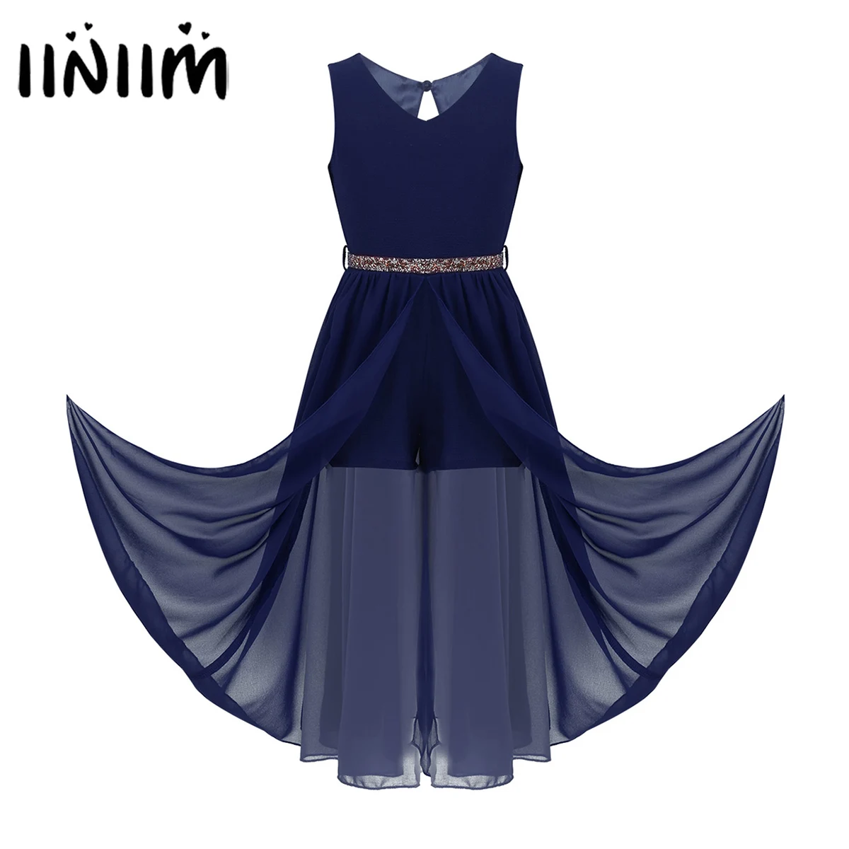 girls romper maxi dress