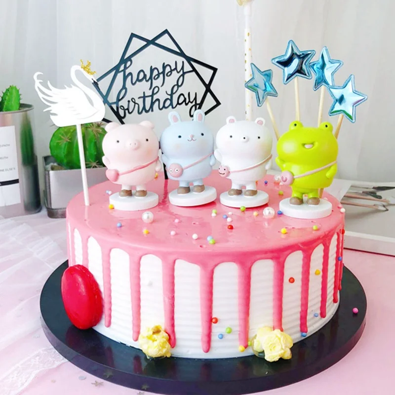 Cute Decoration Animals Car Ornaments Automobiles Dashboard Swinging Shaking Head Cat Doll Dancing Toys Accessories Gifts