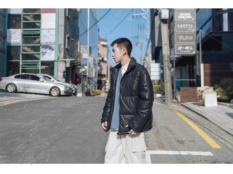 Men's Loose Winter Thickening Large Size Coat Warm Thick Jacket Outerwear Windproof Casual Japan Style Koren Style