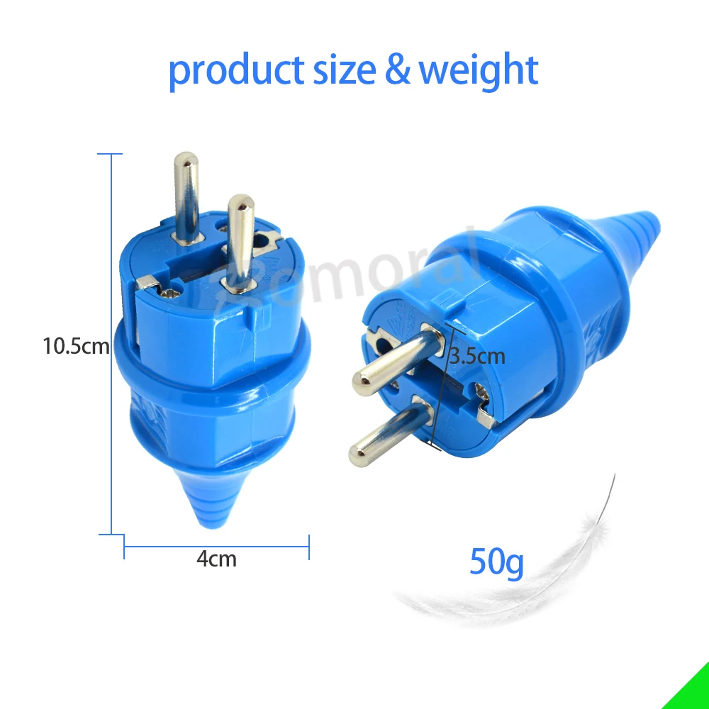 Prise électrique,Adaptateur de sortie électrique industriel français, prise mâle, 4000W, 16A, EU Prise électrique,Adaptateur de sortie électrique industriel français, prise mâle, 4000W, 16A, EU