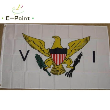 

US Virgin Islands Flag 2ft*3ft (60*90cm) 3ft*5ft (90*150cm) Size Christmas Decorations for Home Flag Banner