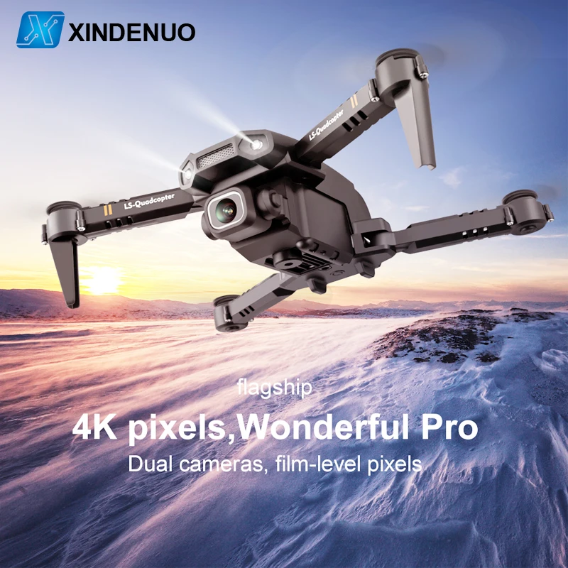 Дрон 4K HD 2 камеры WiFi Fpv 1080P складной дистанционное управление | Игрушки и хобби