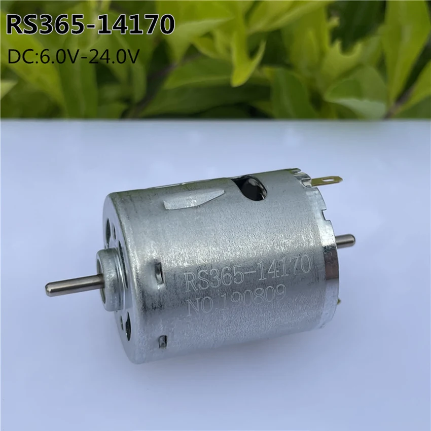 Двойные Валы RS365-14170 6-24V 365 DC мотор угольные щетки Магнитный съемник для жестких
