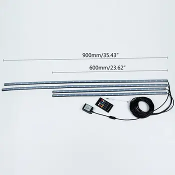 

Multicolor Flexible Flowing Car LED Light Underglow Underbody System Neon Light 23GC