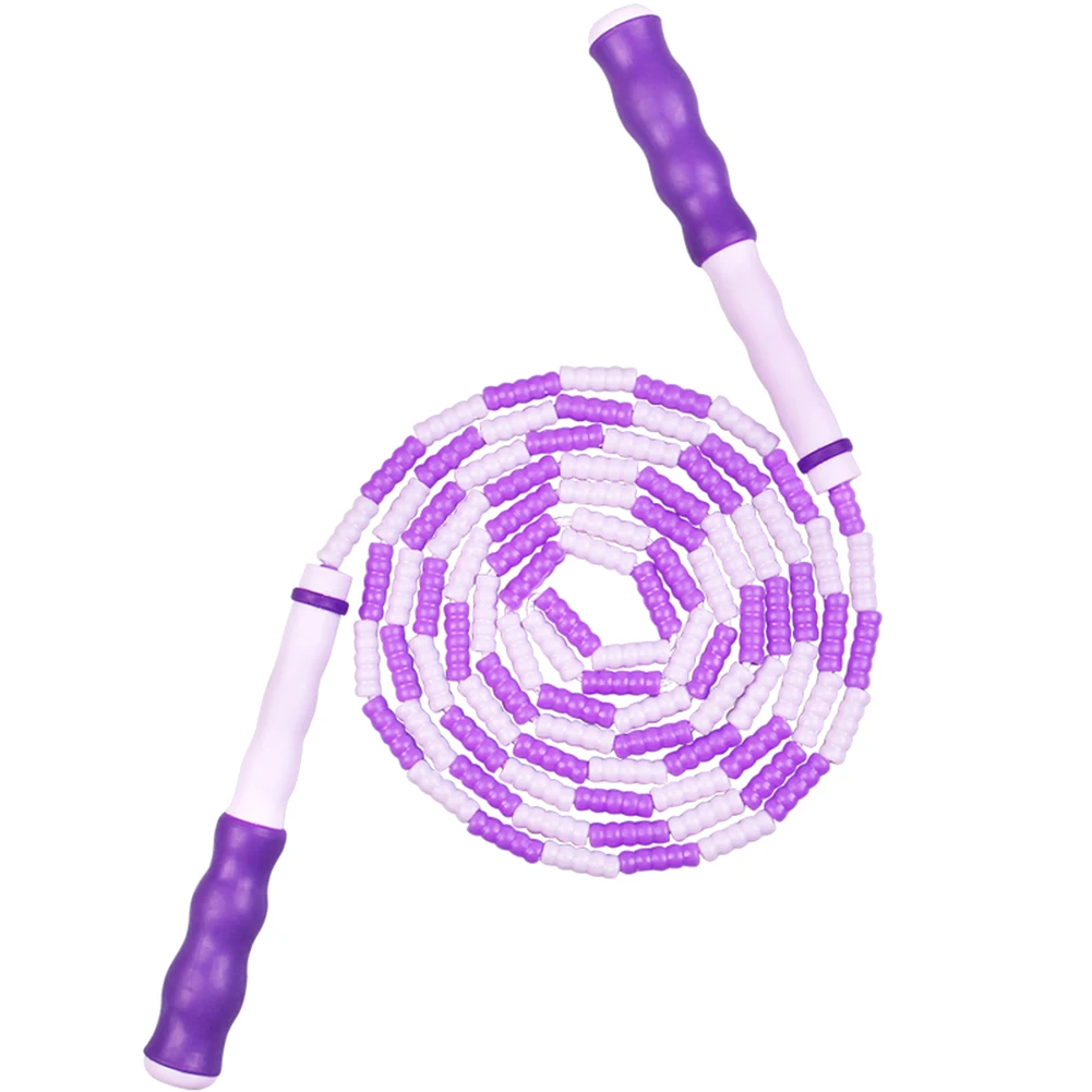 Hot Jump Rope Speeds Training Exercise Beaded Segmented Soft Sports Skipping Rope MVI-ing