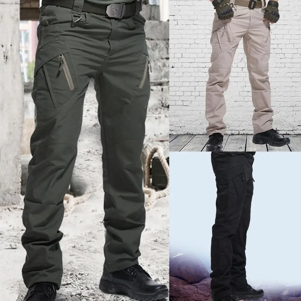 Military Cargo Pants Cargo Pants Men's Pants Multi Pocket Elastic Military Trousers Male Casual Autumn Spring Cargo Pants For Men Slim for Outdoor