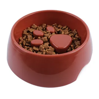 

Pet Cats Dogs Anti-choking Aid Digestion Food Slow Bowl Feeding Food Bowls Puppy Slow Down Eating Feeder Dish Bowel Food Plate