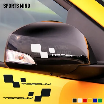 

3 Pairs SPORTS MIND Rear view Mirror TROPHY Car Styling For Renault Megane 2 Accessories Automobiles Car Sticker Decal