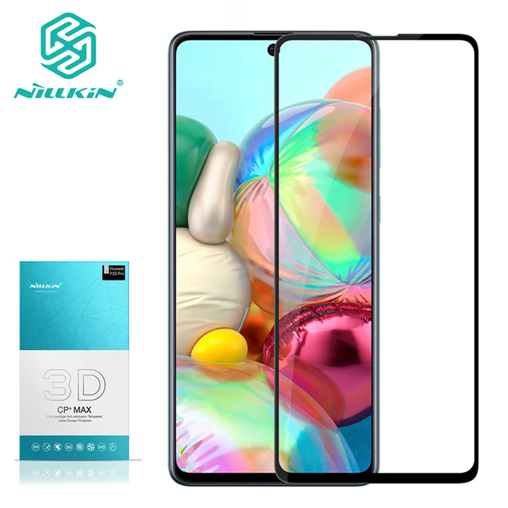 3D полное покрытие закаленное стекло для Samsung Galaxy A71 Nillkin CP + Макс Защита экрана