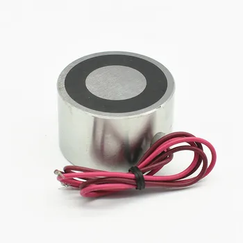 

Electromagnet Electric Holding Magnets EM Lifting Solenoid DC 12V 24V Release Voltage Low Consumption Strong Magnet Controller
