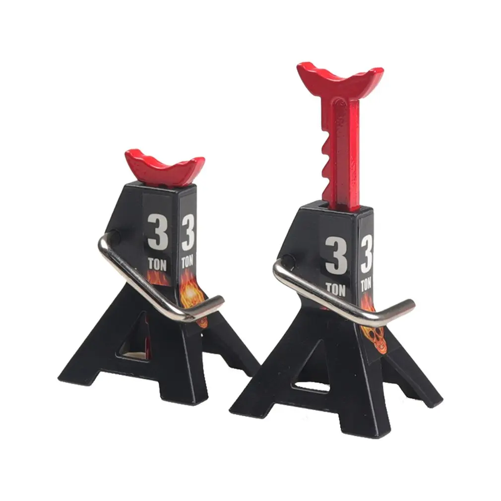 

2Pcs/pair RC Jack Stand 3-ton for Traxxas HSP Redcat Rc4wd Tamiya Axial RC Truck Metal Decorate RC Simulation Accessories