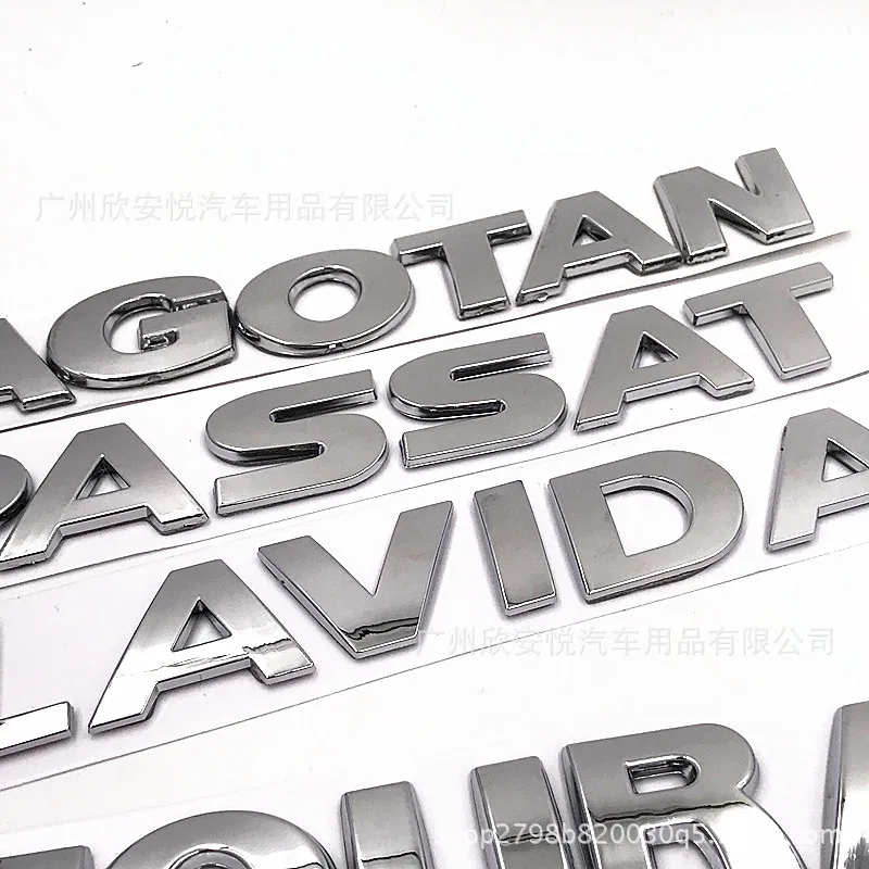 VW задняя коробка знак Слова Знак бампер наклейки логотип Tiguan Lavida Jetta Touran Passat Bora логотип автомобиля