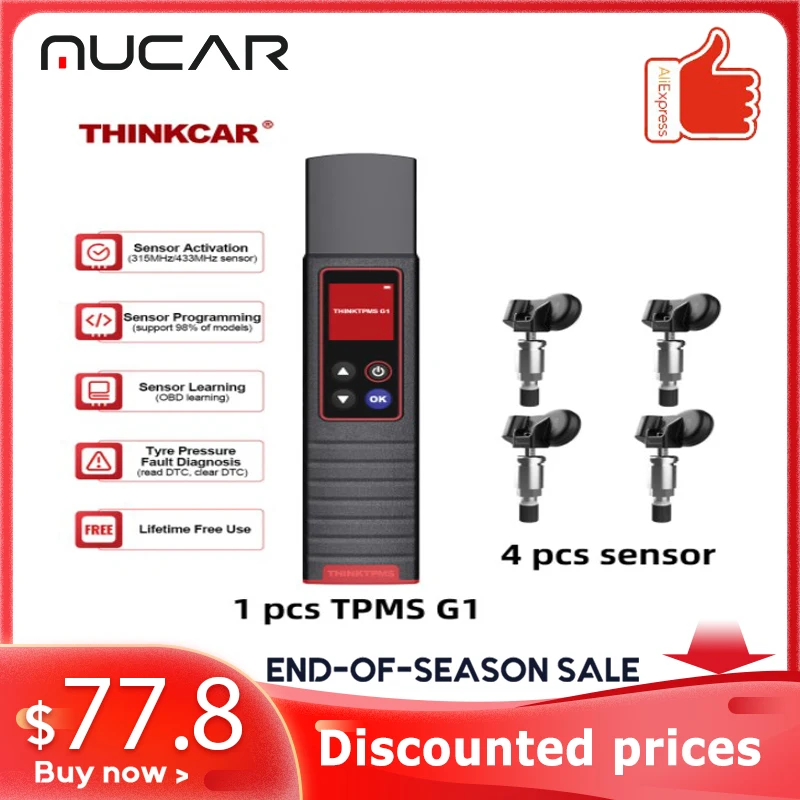 THINKCAR THINKTPMS S1 Профессиональный TPMS предварительно запрограммированный датчик 315
