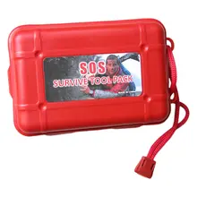 Для путешествий на открытом воздухе, коробка для первой помощи, Sos, инструмент для выживания на открытом воздухе, коробка для выживания