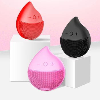 

Silicone Cleansing Instrument Electric Waterproof Face Cleaner Face Clean Electric Cleansing Instrument