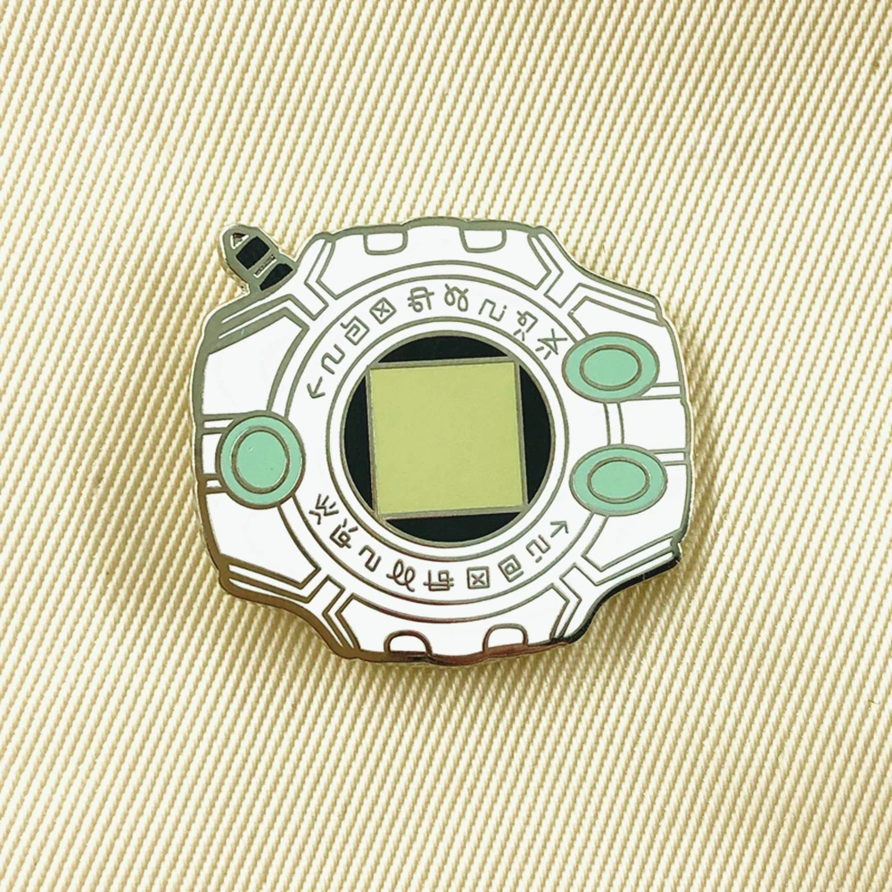 Digital Monster Hard Smalto Pin Tyrannosaurus Machine Spilla S Anime Fan Collection Medaglia Spilla Accessori Regalo Unico