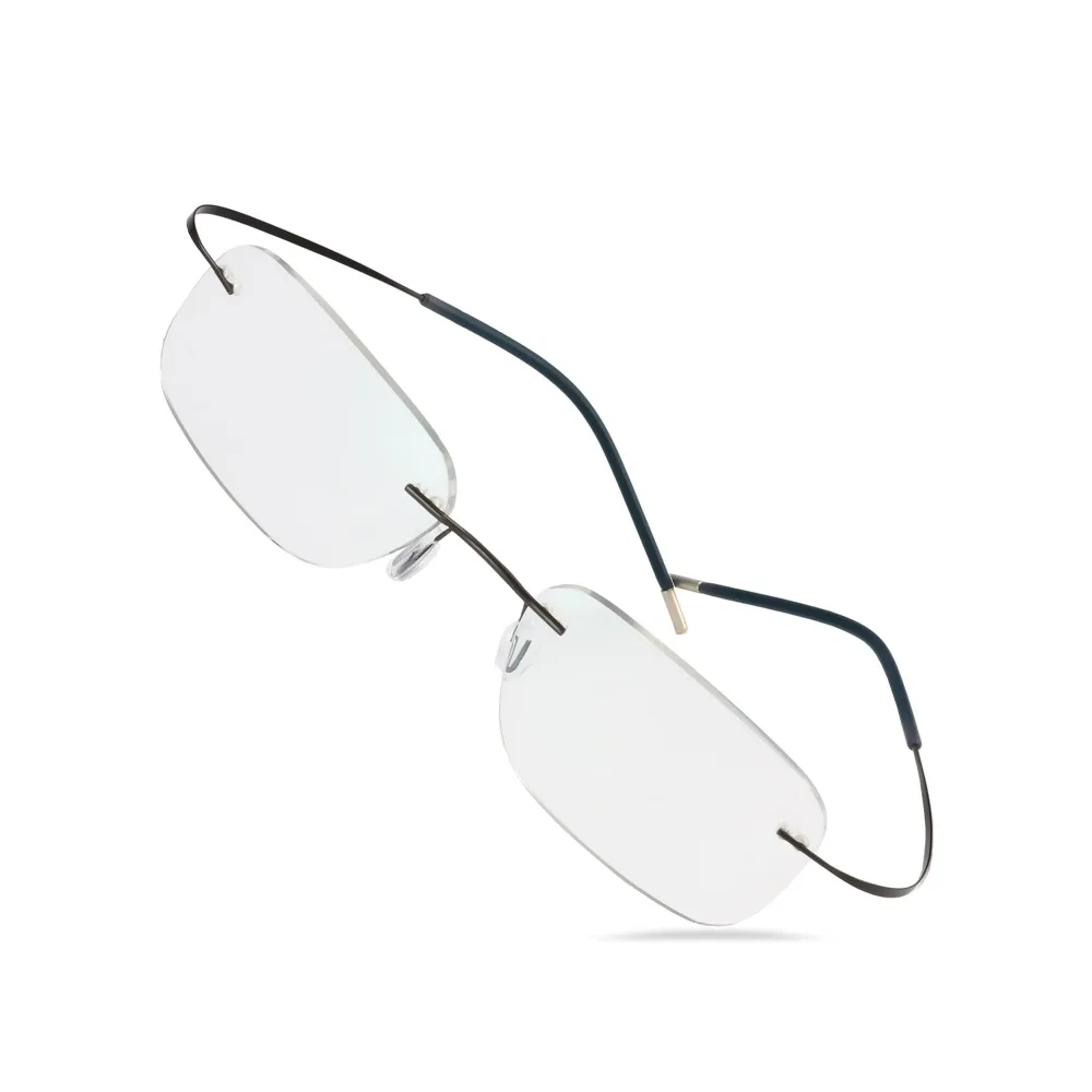B titanium Frameless Reading Sunglasses Photochromic Reading Glasses for Men Women Outdoor Presbyopia Glasses 5