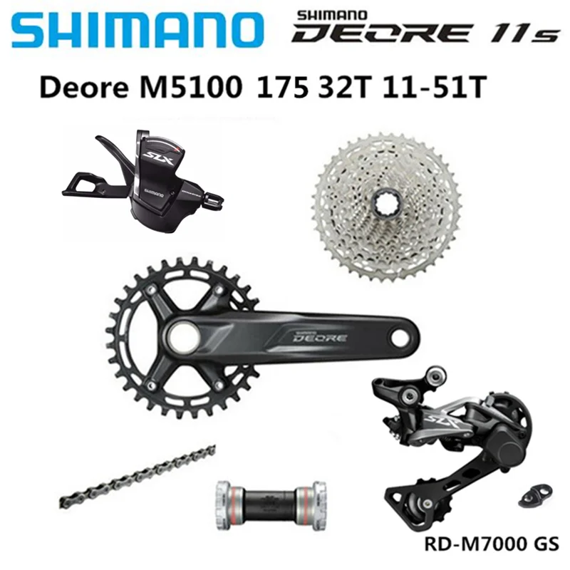 Переключатель передач SHIMANO Deore M5100 SLX M7000 1x11S рычаг переключения с задним