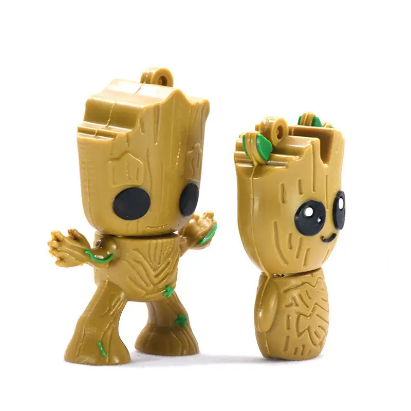 Usb флеш-накопитель Marvel super hero Tree man, 4 ГБ, 8 ГБ, 16 ГБ, 32 ГБ, 64 ГБ, флеш-накопитель, 128 ГБ памяти, usb-накопитель Groot