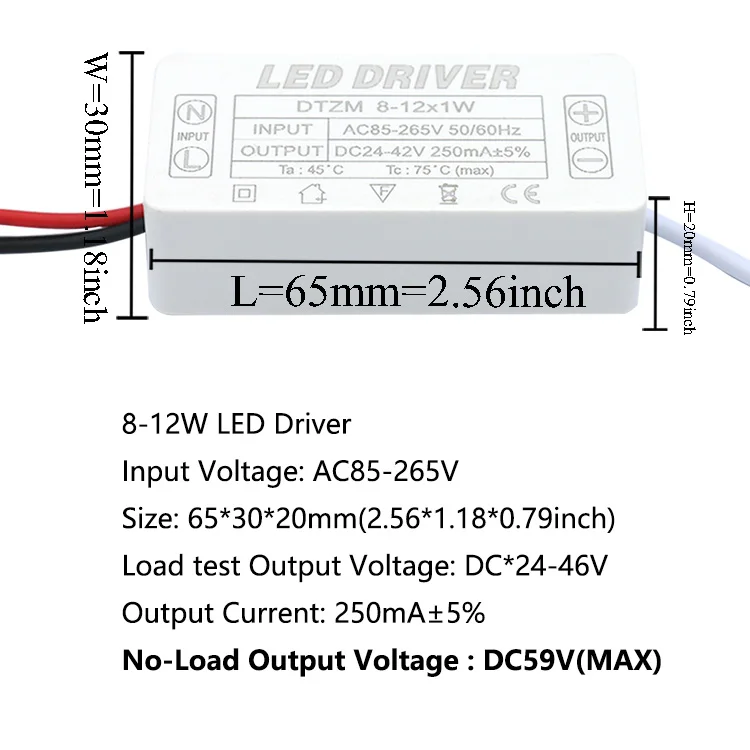 ตัวเลือกสินค้า ไดร์เวอร์ควบคุมไฟ LED หลากหลายความสว่าง