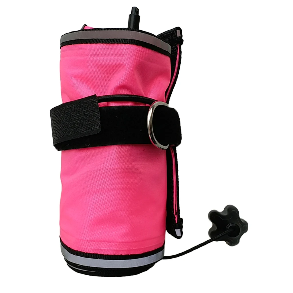 SMB Surface Marker Buoy Inflatable Signal Tube Float for Scuba Diving Divers - Funny Dolphin Design 