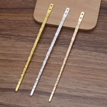 

5 pcs 150 mm Metal Hair Sticks Carved DIY Accessories Connector Hair Pin Jewelry Components