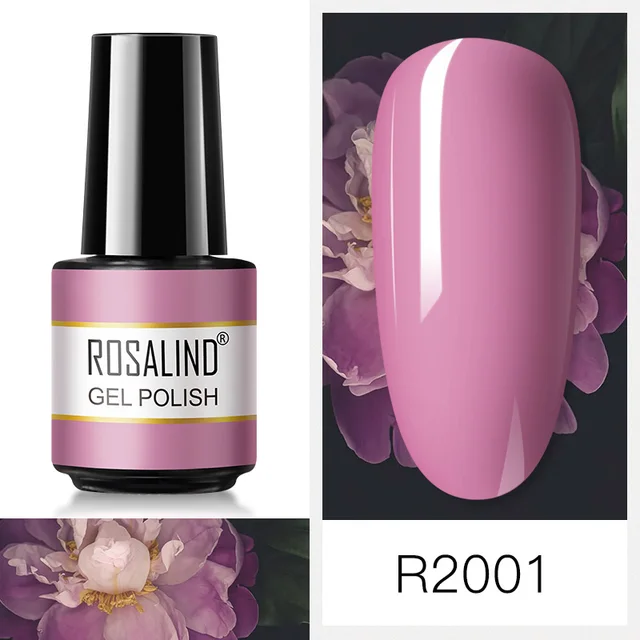 ROSALIND Nail Art 7ML Gel Polish 80 Color For Manicure Design UV Nail Polish Gel Lacquer Soak Off Semi Permanent Gel Nail Polish RAR2001