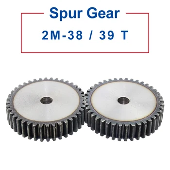 

1 Piece 2M Gear 38/39 Teeth Process Hole14mm Gear Wheel Low Carbon Steel Material High Quality pinion gear Total Height 20mm