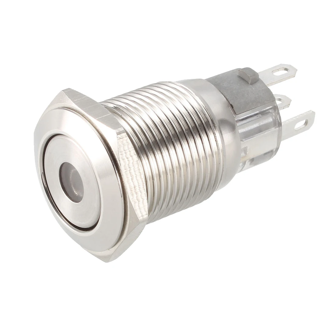 

uxcell Push Button Switch Momentary/Latching 16mm Mounting Dia. 1NC NO COM 12/24V Green/Blue/Red/White/Yellow LED Light