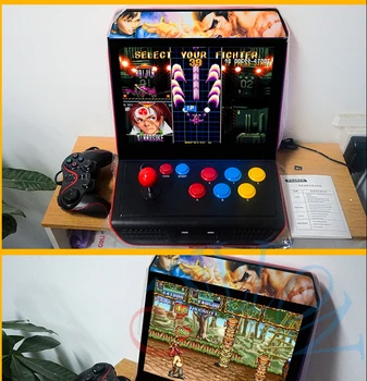 

NEW Retro games A10 12 inch HD screen 4GB retro game console with Rocker arcade nostalgic fighting game support TV connection