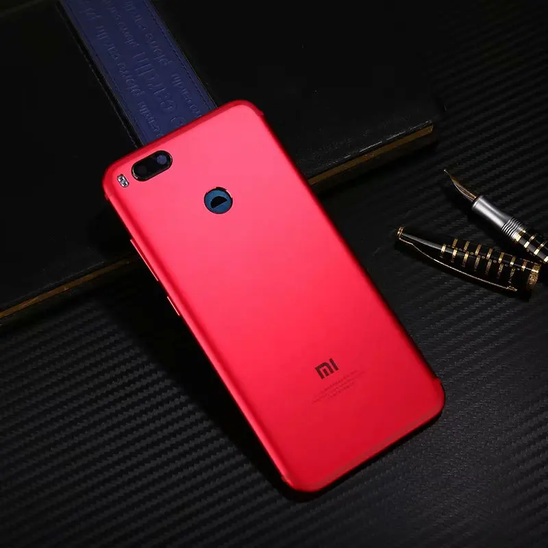 Mi A1 чехол на заднюю крышку для Xiaomi mi A1/mi 5X металлическая задняя дверь ремонт батарея чехол+ кнопки камеры стекло