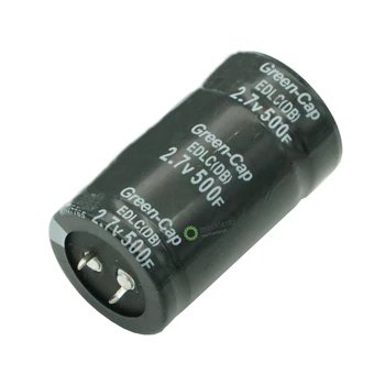 

super bright capacitor 2.7 V 500F 35 * 60 MM capacitors through the hole general purpose 2.7V500F capacitors two feet
