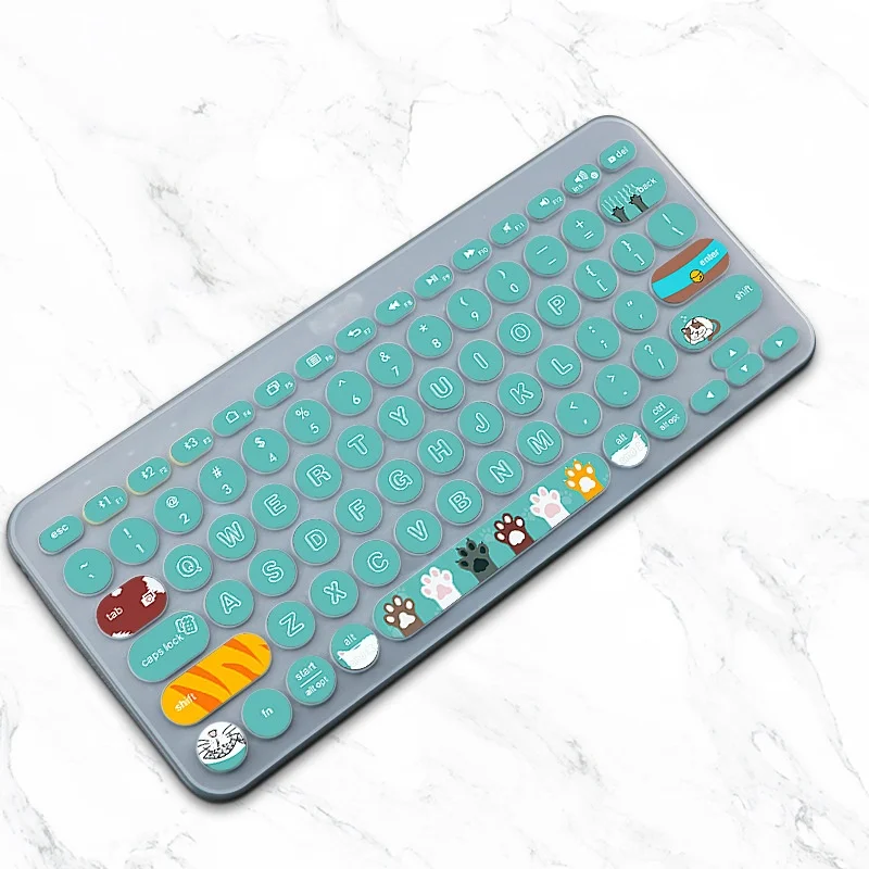 Keyboard Protection Film For Logitech K380 Bluetooth Painted Color