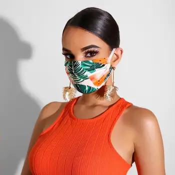 

1 pcs Print Mouth Mask Printing Fashion Masks Reusable Protective Mask Anti Dust Face Mask Windproof Mouth-muffle Adult Mask